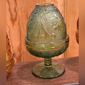 Vintage Green Tiara Fairy Light